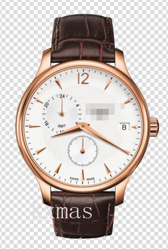 Affordable Elegant Leather 21 mm Watch Strap T063.639.36.037.00_K0031701