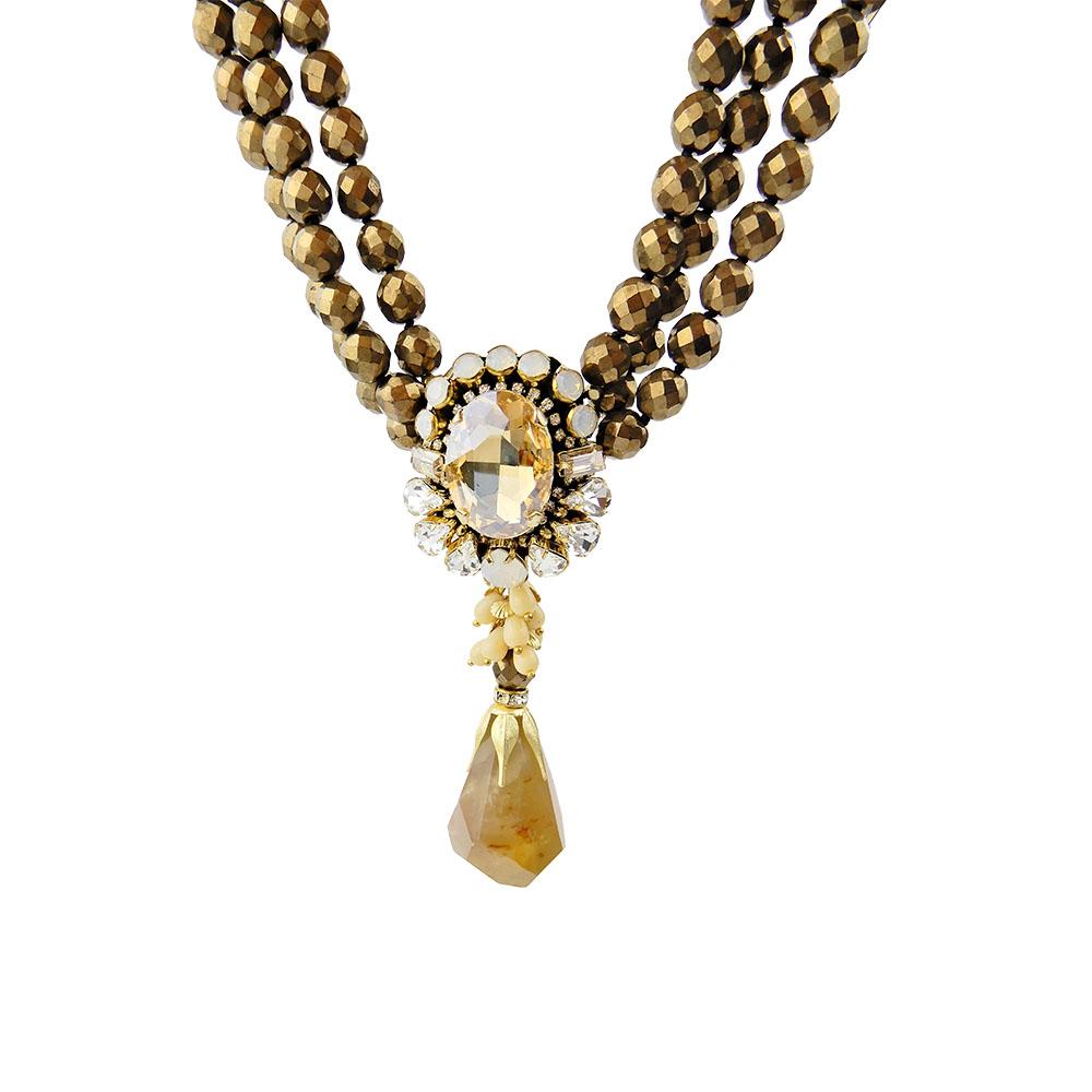 Multi Layered Victorian Pendant Necklace