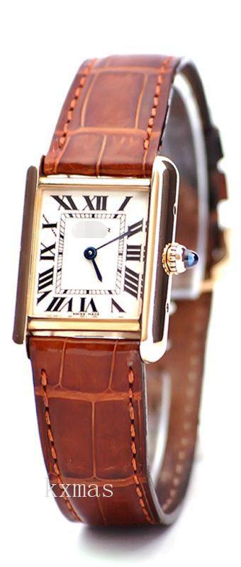 Vive Fashion Crocodile Brown Leather Watch Strap W1529856_K0000833