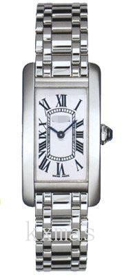 Nice Affordable 18K White Gold Watch Band W26019L1_K0000794