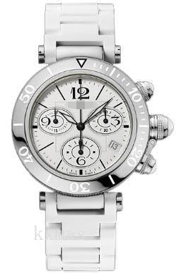 Beautiful White Rubber Watches Strap W3140005_K0000692