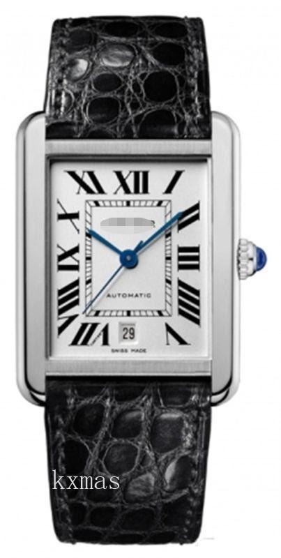 Top Wholesale Black Crocodile Leather Watch Band W5200027_K0000629