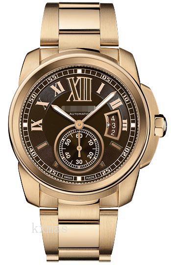 Wholesale Swiss 18Kt Rose Gold - Polished Watch Band W7100040_K0000548
