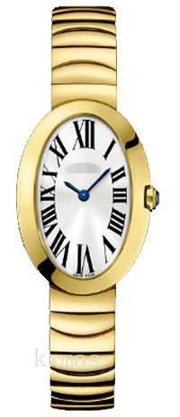 Inexpensive Stylish 18K Yellow Gold Watches Band W8000008_K0000486