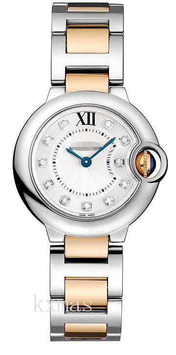 Bargain Luxury 18Kt Rose Gold With Stainless Steel Polished Watch Band WE902030_K0000394