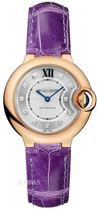 Bargain High Quality Purple Alligator Strap Watches Strap WE902040_K0000393