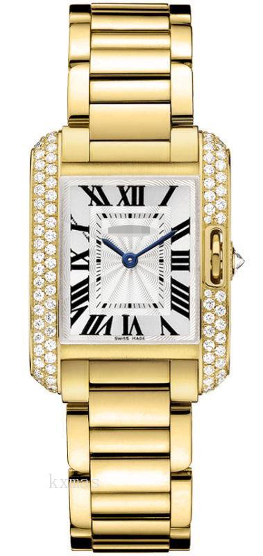 Wholesale Custom Yellow Gold Watch Belt WT100005_K0000359